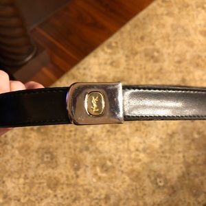 YSL reversible (black/brown) belt